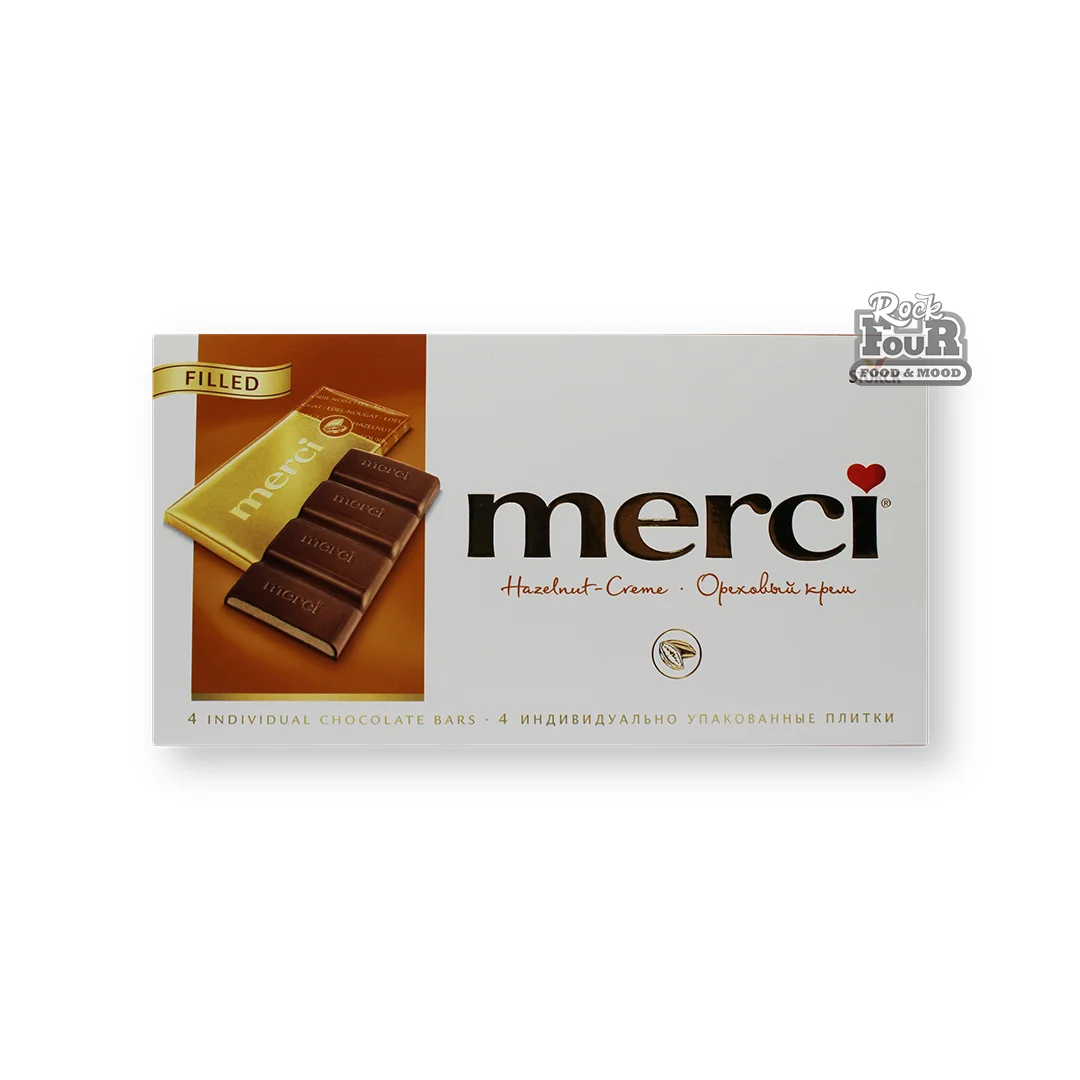 Milk chocolate "Merci" from nut cream 100g